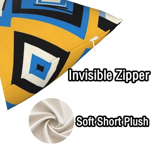 Housses de coussin canapé déco chambre taies d'oreillers résumé 60x90 cm - 6