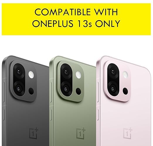 Image of RIGGEAR Shockproof Sleek Hybrid Armor 360 Rotating Magnetic Ring Stand Back Cover Case Compatible with MagSafe Accessories for OnePlus 13s (Clear PC + Black TPU Bumper)