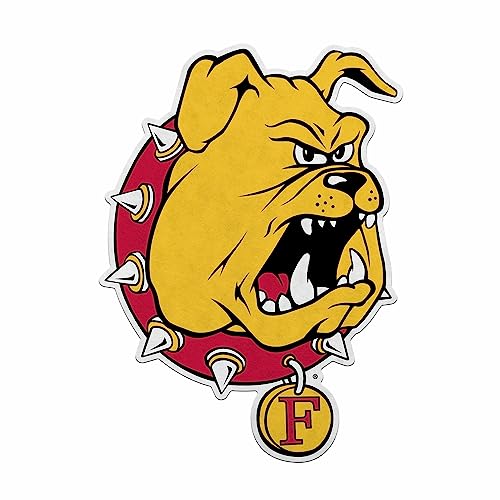 Rico Industries NCAA Ferris State Bulldogs Primary Shape Cut Pennant - Home and Living Room Décor - Soft Felt EZ to Hang