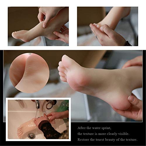 Pied mannequin silicone réaliste texture 1:1 pour exposition