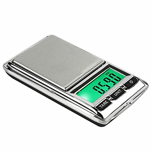 Báscula digital mini de bolsillo 0.01g-500g LCD miniatura 6