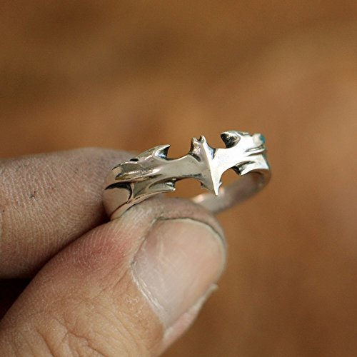 LINSION Pierścionek typu charms ze srebra wysokiej próby 925 TA11 e srebro wysokiej próby, Z+4, cod. TA111