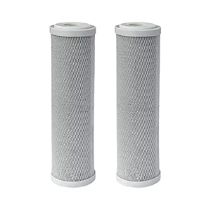 Uinfhyknd Waterzuiveraar Filter 10 Inch Platte Mond CTO Gecomprimeerd Koolstof Waterzuiveraar Filter Elementen Mesh Accessoires