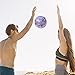 PECOGO Volleyball Size 5 Soft PU Leather Purple Indoor Outdoor Volleyballs Sports Training Game Play Ball for Beginner, Teenager, Adult