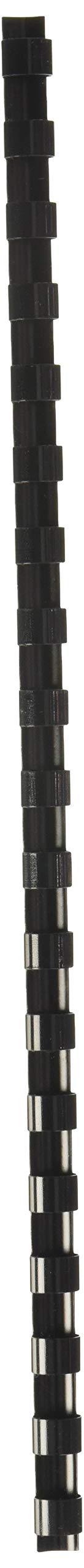 FellowesPlastic Binding Combs, Round Back, 5/16", 40 Sheet Capacity, Black, 25 Pack (52321)