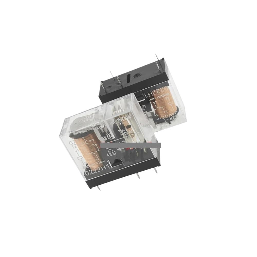TSIOHKBS Relay 5 8-pin G2R-1-12VDC 24VDC G2R-2-5VDC 12VDC 24VDC AC220 GR2-1-E-12VCD 24VCD GR2-1A-E-12VCD 24VCD G2R-1A-24VDC (G2R-1-E-24VDC,10PCS)