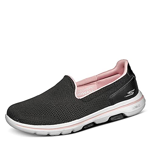 Image of Skechers Women Go Walk 5 Ocean Sparkle Walking Shoes