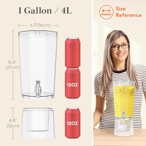 Commercial Juice Dispenser Triple Bowl