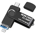 BORLTER CLAMP – 128 GB USB Stick 3-in-1 für Android Handys, BorlterClamp OTG