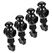 Milisten 4pcs Black Foosball Player Dolls Football Machine Accessories Foosball Table Replacement Player Soccer Game