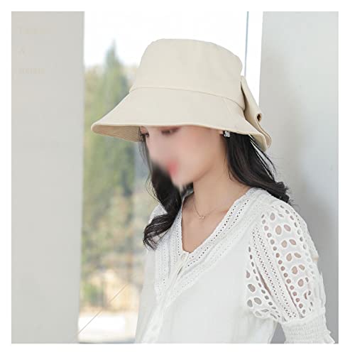 Chapeau de pêcheur femme extérieur pliable pour attacher ses cheveux en été