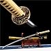 HERO SWORD Top Japanese Hitatsura Hamon Katana Advanced Nugui Polishing Authentic Japanese Samurai Sword Razor Sharp Dragon King Theme Cool Sword Gold Yellow