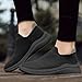 Breathable Knit Shoes for Women Lightweight Orthopedic Arch Support Non Slip Casual Fashion Mesh Sneakers for Walking Travel Outings All-Match Simple Style Outdoor Comfortable Black