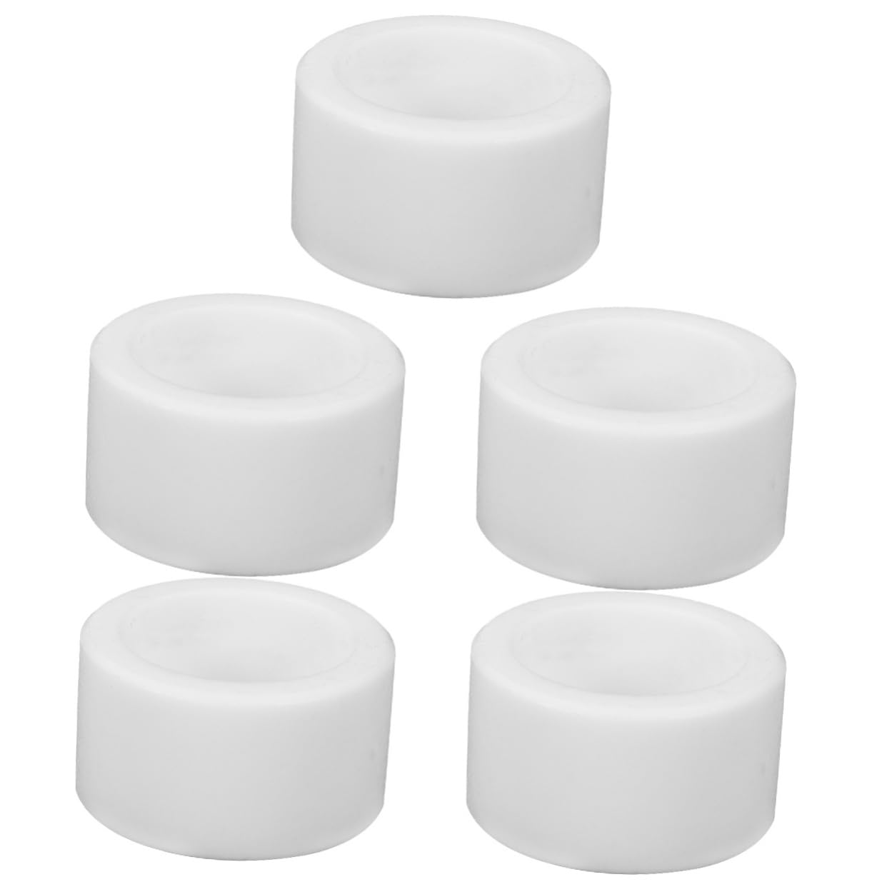Gatuida 5pcs PTFE Petri Dish Laboratory Culture Plate Evaporating Dish Plate Accessory Science Lab Tool