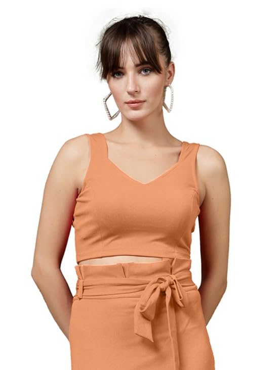 Image of OOMPH! Stretchable Sleeveless Crop Top