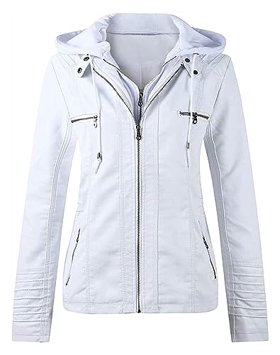 Manteau chaud en similicuir femme pour sorties urbaines et trajets quotidiens