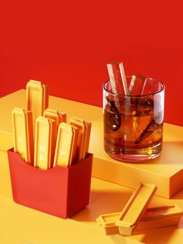 6 hieleras en forma de papas fritas con caja magnética miniatura 3