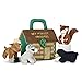 Aurora World Baby Talk My Forest Friends Carrier 8" Plush