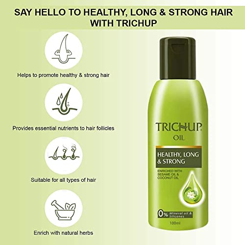 Trichup Oil 100ml aceite de pelo indio anticaída y brillo NT 3