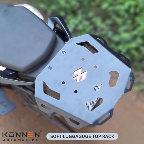 Image of Top Rack Compatible with Bajaj Pulsar N160|N250|F250 (Heavy Pipe) (Without Back Rest) (Tourer)