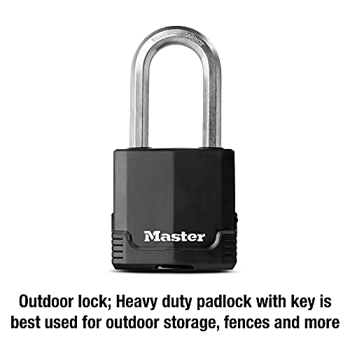 Image of Master Lock M515XDLH Magnum Heavy Duty Padlock with Key, 1 Pack