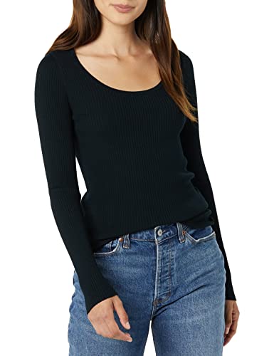 Amazon Essentials Women's Long-Sleeve Sweater Fine Gauge Stretch Scoop Neck, Available in Plus Sizes4