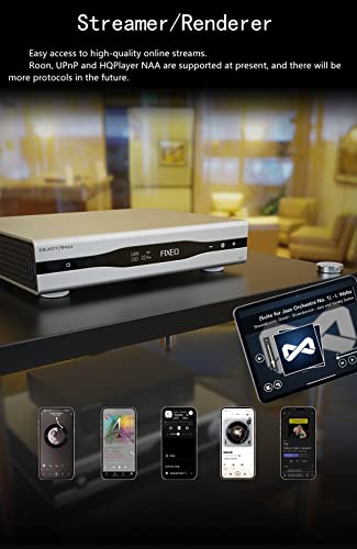 Image of Gustard A26 DAC MQA Dual AK4499EX AK4191 with Streamer /Renderer XMOS DSD512 PCM768K MQA384K IIS Balanced Audio Decoder(Black)