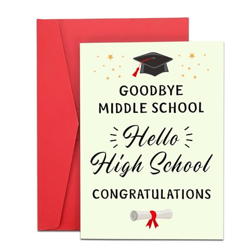 8th Grade Graduation Gifts for Girls Boys, Graduation Cards Middle School, Funny Class of...