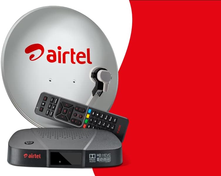 Airtel Digital TV HD Set Top Box | 1 Month Ultimate Bengali Plus Hindi Pack | Free Installation | Recording Feature