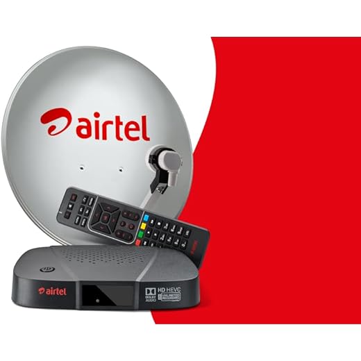 Airtel DTH HD Set Top Box 6 Months Ultimate Odia Pack Free I