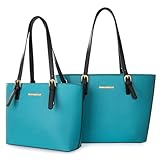 Modernes Design mit 2 Taschen: Diese minimalistische strukturierte Tragetasche macht sie zu einer stilvollen, alltäglichen Tasche, die zu all Ihren Arbeitensembles so gut aussieht. Ein goldenes Montana West Logo auf der Vorderseite und der initiale M-Hangtag verleihen Ihrem Taschenoutfit einen stilvollen Kontrast