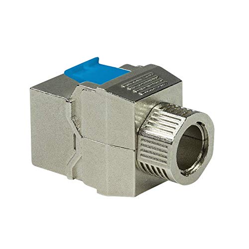 Módulo Keystone CAT 8.1 STP sin herramientas para panel de rack de servidor de 16,5 mm 2