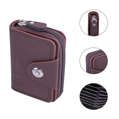 Image of MARETTO Men's Genuine Leather Wallet with Card Holder & Coin Pocket - Stylish Bifold Slim Wallet with Multiple Compartments for Cash & Cards (Black)