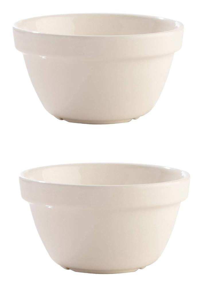 Mason Cash Basin Cooking Bakeware Food Preparation 14cm White (Pack of 2)