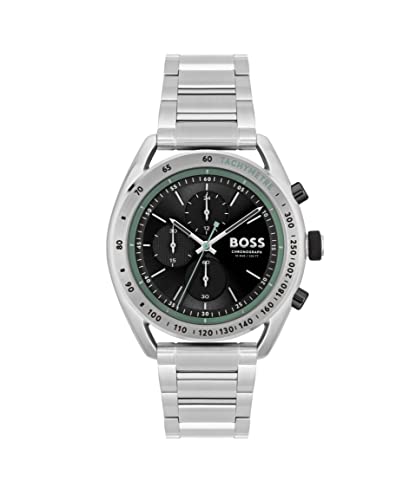 BOSS Men's Premium Fashion Quartz Chronograph Watch | Water Resistance up to 100m (Model 1514023)