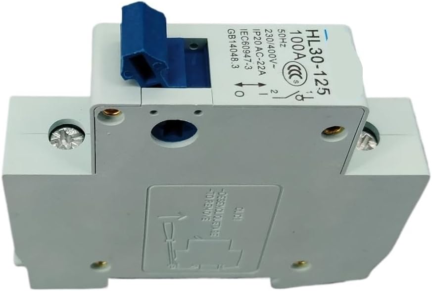 HL30 1P Main Switch Function Disconnector Switch Isolator Circuit Breaker 100A 125A(100A)