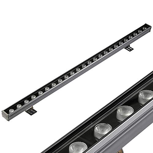 Lèche-mur LED 24W ELQ étanche IP66 en acier pour un éclairage architectural épuré
