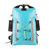 Avejjbaey Mochila seca flotante a prueba de agua de 30 L con bolsa lateral, bolsa seca, bolsa impermeable para kayak, barco