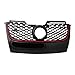 GAOLILI Coche Vehículo Hex Mesh Front Principal Centro de Parachoques Parrilla Asesma de Aire Parrilla Parrilla Trim para VW Golf 5 MK5 V para GTI