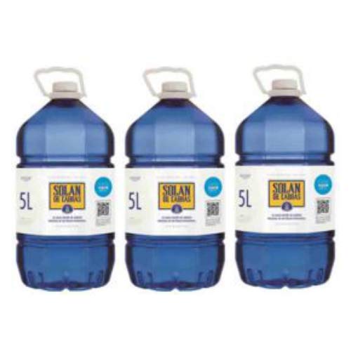 Solan de Cabras - Natürliches Mineralwasser - 5L pack de 3 botellas Cover