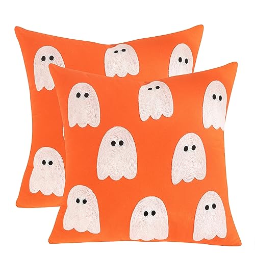 Tosleo Halloween Pillow Covers Set – Spooky Ghost Fall Decor