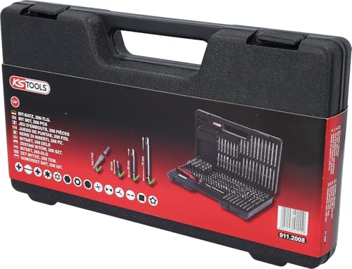 Jeu d'embouts 1/4" KS TOOLS 208 pièces 911.2008 coffret vissage complet - 6