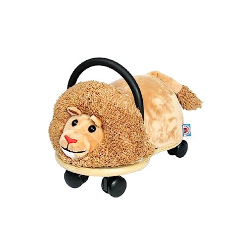 Wheely Bug: LION Small L38xL23xH22cm, une forme noire avec une housse (démontable pour laver), en boîte cadeau, 1.9kg, 1 à 3 ans