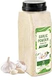 Soeos Granulated Garlic, 22 Ounce(624g), Garlic Powder, Convenient and Versatile Seasoning, Great for Flavoring Dishes and Enhancing Taste