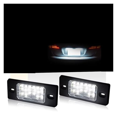 Lámpara LED placa matrícula luz blanca compatible con Cayenne 2002-2010 2