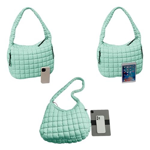 Bolsa Puffer Tote para Mujer con Diseño de Nube y Textura Acolchada miniatura 5