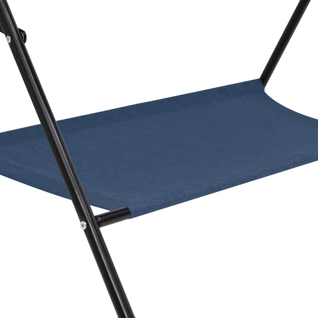 Fasciatoio blu navy in ferro con fasciatoio morbido lavabile, pieghevole e portatile, con fasciatoio antiscivolo, scomparti laterali e ripiano inferiore per accessori per bambini