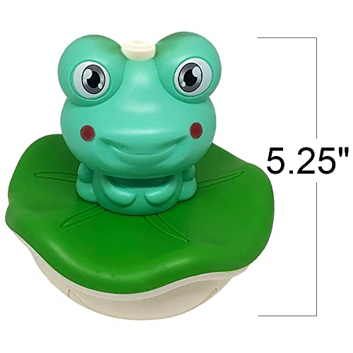 Artcreativity Frog Bath Sprinkler Toy Set, Includes 1 Frog Fountain, 4 Nozzles, And 1 Ball, Battery-Operated Bathtub And Swimming Pool Toy For Kids, Great Gift For Boys And Girls Ages 3 And Up #TOP2