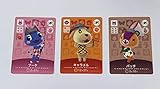 amiibo Animal Crossing Cards 3 Pack Japan Import for Nintendo Switch- Switch Lite- -Wii U-3DS