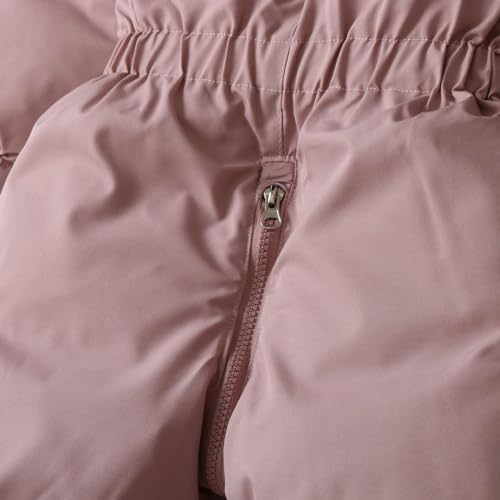 Infant Boys Girls Winter Thicken Hooded Coat Jacket Snowsuit Toddler Windproof Warm Jumpsuit Outwear Snow Wear Girls Overalls Size 8 (18-24 Months)4